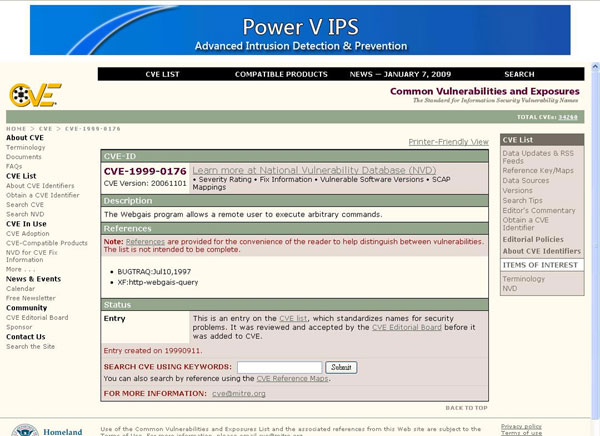 Finding CVE Names Using Elements in Reports