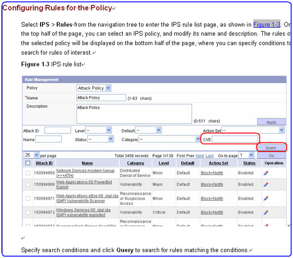 Documentation of Finding Elements Using CVE Names