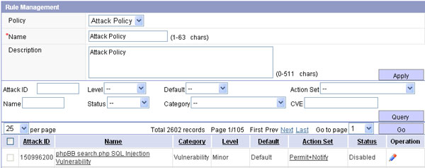 GUI Element to CVE Name Mapping