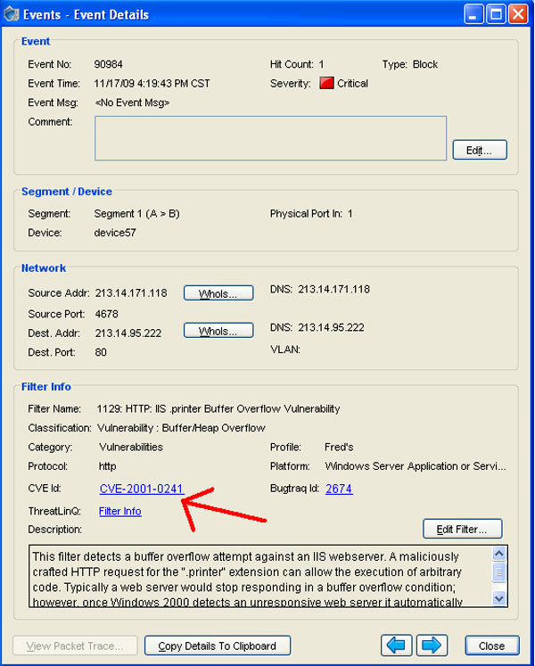 Finding CVE Names Using Elements in Reports
