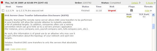 Documentation of Finding CVE Names Using Elements