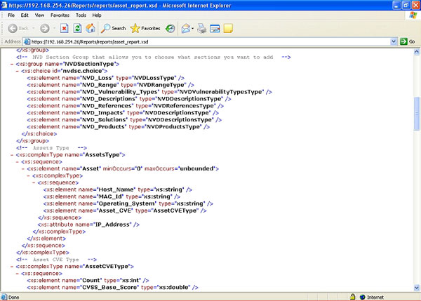 GUI Element to CVE Name Mapping