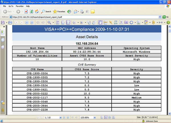 GUI Element to CVE Name Mapping