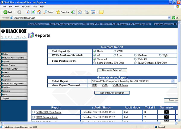 GUI Export Electronic Document Format Info