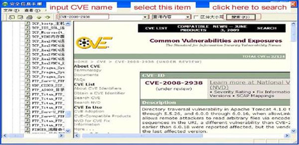 Documentation of Finding Elements Using CVE Names