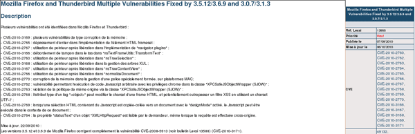 Electronic Document Element to CVE Name Mapping