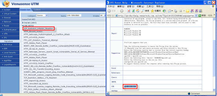 Service Coverage Determination Using CVE Names