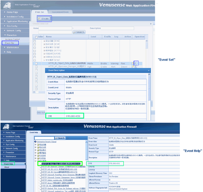 Finding Elements Using CVE Names