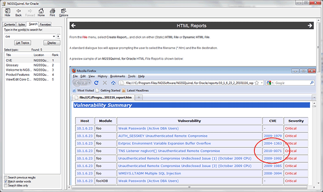 Documentation of Finding CVE Names Using Elements