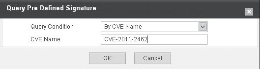 Finding Tasks Using CVE Names