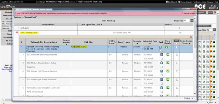 CVE and Compatibility Documentation