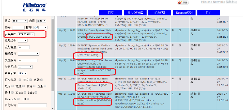CVE and Compatibility Documentation