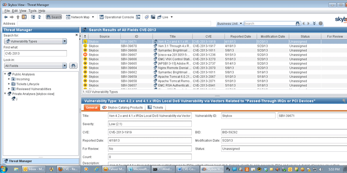 CVE and Compatibility Documentation