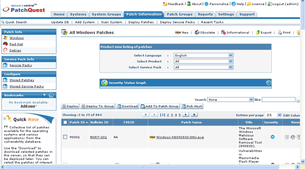 Patch information base