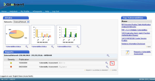 Finding CVE Names in Service Reports Using Elements