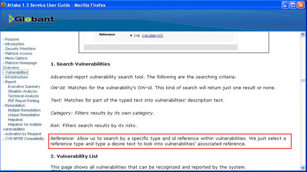 Documentation of Finding Elements Using CVE Names