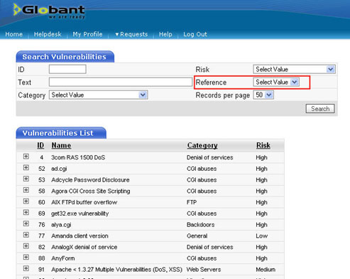 Finding Tasks Using CVE Names