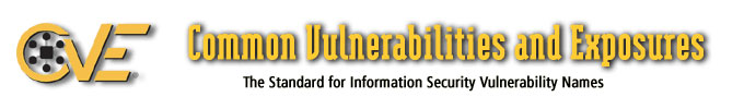 Common Vulnerabilities and Exposures