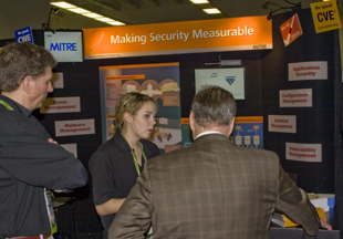 Photo from Making Security Measurable booth at RSA 2010