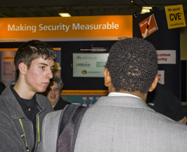 Photo from Making Security Measurable booth at RSA 2010